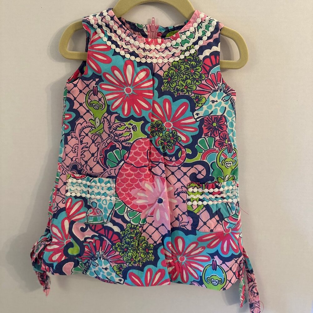 Lilly Pulitzer Classic Shift Dress Size 2T